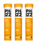 Phizz Electrolyte Multivitamin Rehydration Tablets 18 Vitamins & Minerals Energy Boost (Orange 60 Tablets)