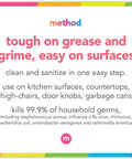 Method Antibacterial Bathroom Cleaner Kills 99.9% of household germs Spearmint 28 Fl Oz (Pack of 8)