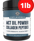 Left Coast Performance Keto Vanilla MCT Collagen Powder and Keto Unflavored MCT Collagen Powder