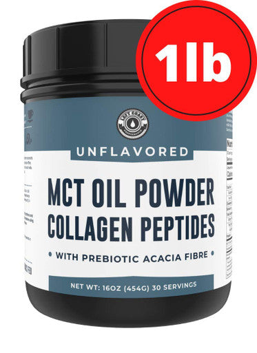 Left Coast Performance Keto Vanilla MCT Collagen Powder and Keto Unflavored MCT Collagen Powder