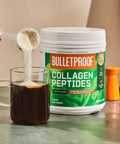 Bulletproof Unflavored Collagen Protein Powder, 18G Protein, 17.6 Oz, Grass Fed Collagen Peptides Keto Creamer, French Vanilla, 2G Net Carbs, 10G Quality Fats From Powdered Mct Oil