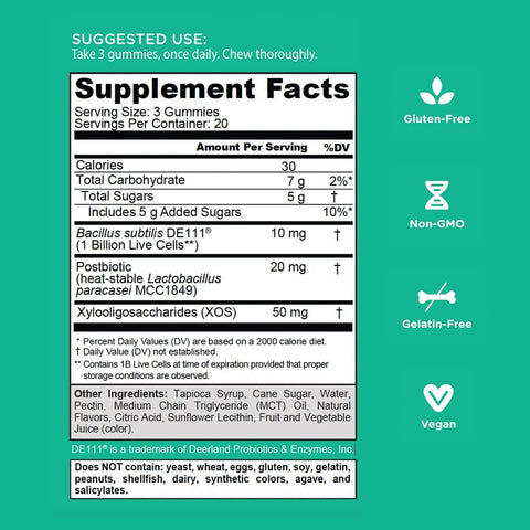 Goli Nutritional Supplement Pre+Post+Probiotics Gummy - 300 Count - World'S First 3-In-1 Gluten- Vegan Non-Gmo And Gelatin-.