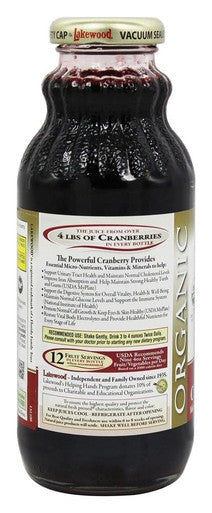 Lakewood Organic Cranberry Concentrate Juice 12.5 Oz