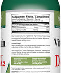 VORST Vitamin D3 1000IU + Vitamin K2 120mcg 120 Vegan Capsules | Super Supplement for Healthy Bones & Teeth | 1 Bottle