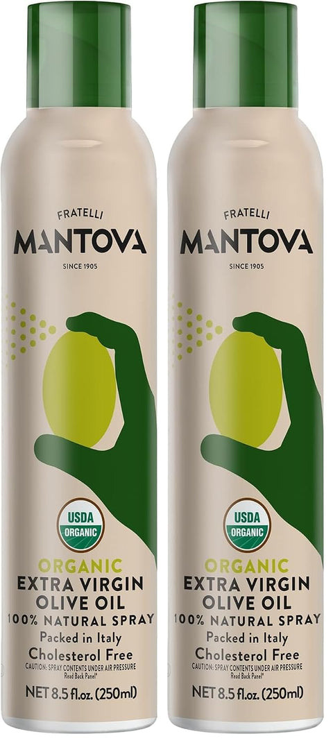 Mantova Coconut Oil Spray, 100% Pure Cooking Oil, Ideal for Healthy Keto Snacks, Baking, Grilling, and Seasoning - Versatile Dispenser for Spray, Drip, or Stream with No Waste, 5 oz