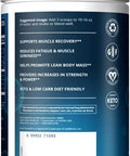 MRM Nutrition Reload BCAA+G Post-Workout Recovery| Watermelon Flavored| 9.6g Amino Acids| with CarnoSynAÃƒâ€šÃ‚Â®| Muscle Recovery| Keto Friendly| 26 Servings