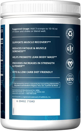 MRM Nutrition Reload BCAA+G Post-Workout Recovery| Watermelon Flavored| 9.6g Amino Acids| with CarnoSynAÃƒâ€šÃ‚Â®| Muscle Recovery| Keto Friendly| 26 Servings