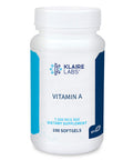 Klaire Labs Vitamin A - High Potency 25000 IU Dose (7,500mcg RAE) from Fish Liver Oil, Preformed Retinol Form (100 Softgels)
