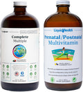 Liquidhealth Complete Multiple & Prenatal/Postnatal Multiple Liquid Vitamin Bundle - Adult Daily Multivitamins for Men & Women Immune Support Pregnancy Vitamins for Mom & Baby - Vegan Whole Foods