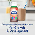 PediaSure Peptide 1.0 Cal 24 Count Complete Balanced Nutrition for Kids with GI Conditions Peptide-Based Formula with 7g Protein and Prebiotics for Oral or Tube Feeding Chocolate 8-fl-oz Bottle
