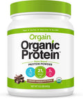 Orgain Organic Plant Based Protein Powder Creamy Chocolate Fudge 1.02 Pound Organic Plant Based Protein Powder Vanilla Bean Vegan Low Net Carbs Non Dairy Gluten 1.02 Pound