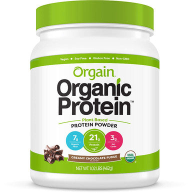 Orgain Organic Plant Based Protein Powder Creamy Chocolate Fudge 1.02 Pound Organic Plant Based Protein Powder Vanilla Bean Vegan Low Net Carbs Non Dairy Gluten 1.02 Pound