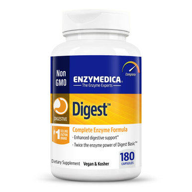 Enzymedica Digest, Complete Enzyme Formula For Everyone S Digestive Health, With Full Range Of Enzymes For Everyday Diets, 180 Ca