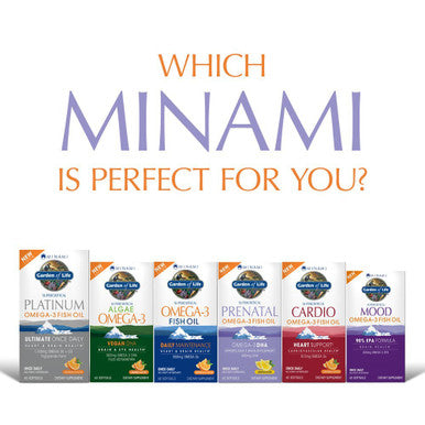 Garden of Life Prenatal Dha Omega 3 Fish Oil - Minami Natural Prenatal 60 Softgels