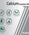 Health Aid Calcium Complete 800Mg 120 Tablets