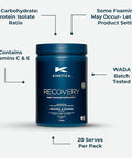 Kinetica Kinetica Recovery Powder Post Exercise Hydration MUScle Repair And Energy Store Replenisher 20 Servings Orange And Mango 1.5Kg