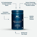 Kinetica Kinetica Recovery Powder Post Exercise Hydration MUScle Repair And Energy Store Replenisher 20 Servings Orange And Mango 1.5Kg