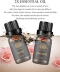 Aphrosmile Jasmine Rose Essential Oil - 100% Pure Jasmine Rose Oil, Organic Therapeutic-Grade Aromatherapy Essential Oil 10mL/0.33oz