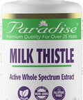 Paradise Herbs Milk Thistle | Active Whole Spectrum Extract | Vegan | NON-GMO | Gluten | 120 Vegetarian Capsules