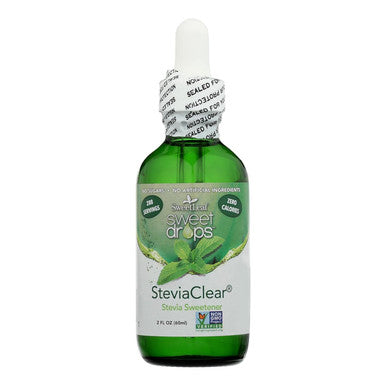 Sweetleaf Sweet Drops- Flavored Stevia Liquid Sweetener Organic Stevia Extract Zero Calorie Gluten Keto Friendly Non GMO Natural Flavor Sugar Alternative- Stevia Clear 2 Fl Oz (Pack of 1)