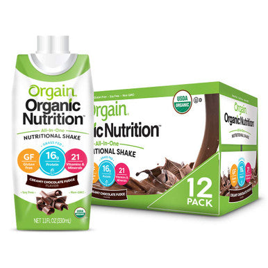 Orgain Organic Nutritional Shake Creamy Chocolate Fudge Meal Replacement 11 Ounce 12 Count Organic Kids Protein Nutritional Shake Vanilla Great for Breakfast Snacks26 Vitamins Minerals