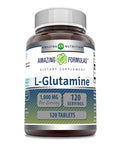Amazing Formulas L Glutamine 1000Mg 120 Tablets | Amino Acid Supplement For Men & Women | Non-Gmo | Gluten Free | Made In Usa