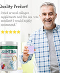JointGel Berry Flavor HA Joint Formula Bundle Purity Products Bioactive Collagen Peptides MSM Supports Joint Function Flexibility while Fortifying Joint Cartilage Hyaluronic Acid more