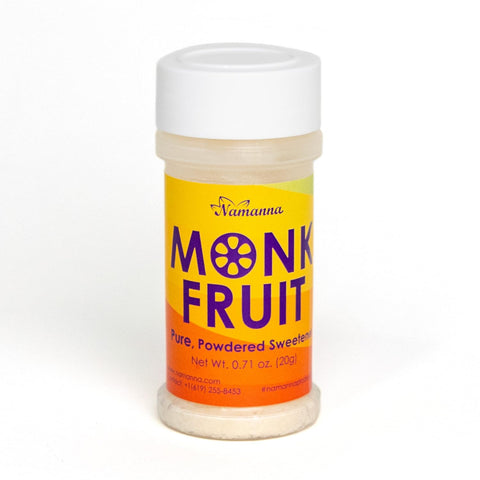 NAMANNA Pure Monk Fruit Sweetener- Zero Calorie, Zero Carb, Paleo Safe (50% Mogroside V, 70g, 1,400 Servings)
