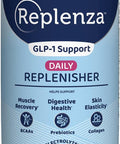Daily Replenisher Glp-1 Nutritional Support, Powder, Muscle Recovery, Digestive Health & Skin Elasticity Mix Of Amino Acids, Prebiotics And Collagen Peptides Berry Flavor, 60 Scoops,13.5 Oz