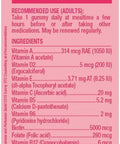 Nutricap Gummies for hair, nails &skin strength - rasperry and blueberry flavor - 90 gummies