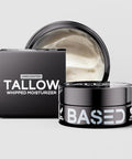 Based Bodyworks Beef Tallow Moisturizer - Grass Fed Tallow With Raw Manuka Honey Rosehip Oil & Vitamin E - Bio-Identical Skincare Unscented Face & Body (100Ml Pack Of 1)