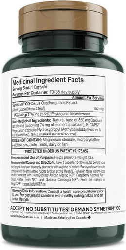 NutraCentials Cissus Quadrangularis NX, 70 Count