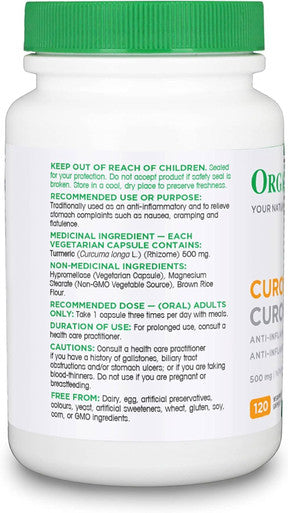 Organika Curcumin 120 Caps