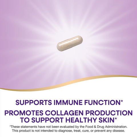 Nature'S Way Extra Strength(1) Vitamin C With Bioflavonoids Supports Immune Health Promotes Collagen Production For Healthy Skin 1000 Mg Per Capsule 250 Vegan Capsules (Packaging May Vary)