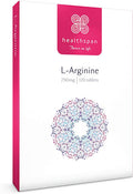 Healthspan L-Arginine | 120 Tablets | 750mg | Popular with Men | Premium Amino Acid | Vegan