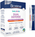 Biostime Baby & Kids Dual Defense " Nasal & Respiratory Support Includes Probiotics For Immune Support 5 Billion Cfus 2Fl Hmo Prebiotic Clinically Tested Strains 28 Sachets