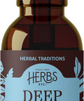 Herbs Etc. Deep Sleep Classic Liquid Extract Holistic Rest Supplement for Restful Sleep Chamomile Lemon Balm
