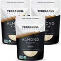 Terrasoul Superfoods Organic Almond Flour 3 Lbs (Pack of 3) - Fine Texture | Grain- | Gluten- | Perfect for Keto Baking