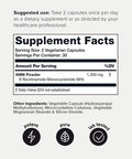 1200mg Third Party Tested and Verifiable Stabilized NMN Capsules - 98% Highly Purified and Highly Bioavailable for NAD + - 60 Capsules NMN Nicotinamide Mononucleotide Booster Supplement