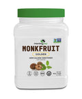 Morning Pep Monk Fruit Sweetener, Classic | White Sugar Substitute, Keto Diet Friendly, 1:1 Sugar Replacement, For Baking, Coffee, Tea, Zero Calorie Non Gmo Project Verified, OU Kosher, White - 2.5 lb