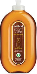 Method 00562CT Squirt + Mop Wood Floor Cleaner Almond Scent 25 oz Squirt Bottle 6/Carton