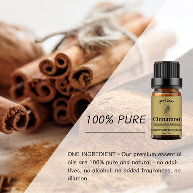 Aromatherapy Oils Cinnamon Essential Oil, Cleaner Homes 100% Pure and Natural Essential Oil - 10ML