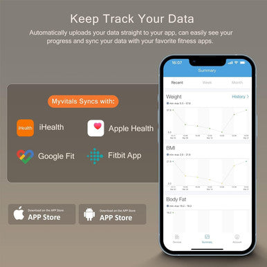 iHealth Nexus Smart Scale for Body Weight Bluetooth, Digital Bathroom Scale Body Fat and Muscle, Body Composition Monitor Health Analyzer for BMI Compatible for iOS & Android Accurate to 0.1lb-White