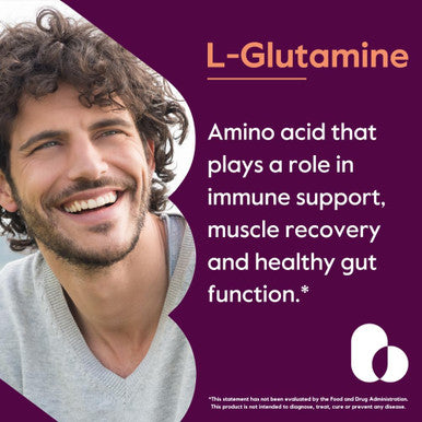 Bestvite L-Glutamine 1000mg per Capsule (240 Capsules) - Form - No Stearates - No Fillers - Gluten - Non GMO