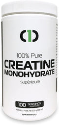 One Brand Nutrition Creatine Monohydrate Powder 100% PURE VEGAN (500g) | 100 Servings