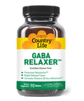 Country Life Gaba Relaxer 90 Tablets Certified Gluten Free Certified Vegan
