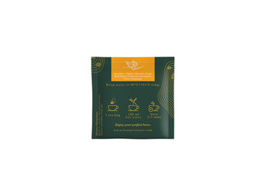 Luxmi Estates - Turmeric Time-Out - Organic Ginger Turmeric Tea - 90 Tea Bags (15ct x 6 Pack) | With Organic Turmeric Ginger Cardamom Black Pepper | Great for Immunity and Healthy Response to Inflammation
