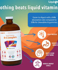 Liquidhealth Adult Focus & Energy Liquid Vitamin Bundle with Mega Energy B-Complex Vitamins USDA Organic Methyl B12 Drops Neurologic Nootropic Focus Supplement - Boosts Energy & Mood Vegan Non-GMO