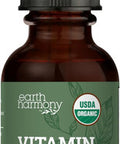 Earth Harmony Organic Vegan Vitamin B12 Sublingual Liquid Supplement - 2500Mcg Methylcobalamin Drops For Natural Energy, Metabolism Health And Immune System Support - 1 Fl Oz