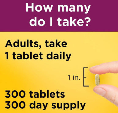 Nature Made Multivitamin For Him With No Iron Mens Multivitamins For Daily Nutritional Support Multivitamin For Men 300 Tablets 300 Day Supply